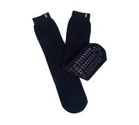 totes® Ladies Recycled 3.0 Tog Thermal Original Slipper Socks, Recycled Yarn, Slip-Resistant Tread, Machine Washable at 30,° Perfect Gift Packaging, Navy, One Size