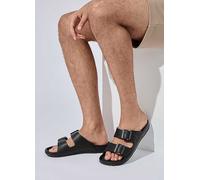 totes® SOLBOUNCE Mens Adjustable Double Buckle Slider Black UK Size 12