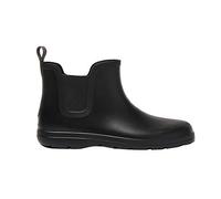 Totes Men's Cirrus Chelsea Ankle Rain Boot, Black, 6 UK