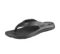totes Men's Everywear Ara Thong Flip Flop, Black, 9 UK