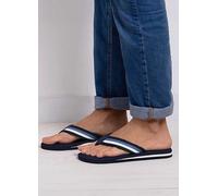 Totes Mens Navy Tape Toe Post Sandals Navy