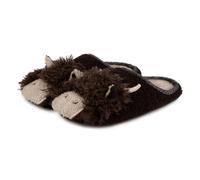 totes Mens Novelty Applique Mule Slippers