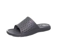 totes Men's Perfed Slide Sandal, Mineral, 8 UK