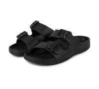 Totes SOLBOUNCE Ladies Adj Double Buckle Slider Sandals