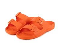 totes® SOLBOUNCE Ladies Adjustable Double Buckle Slider Orange UK Size 6