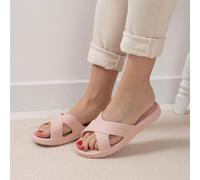 totes® SOLBOUNCE Ladies Cross Slide Evening Sand UK Size 7