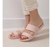 totes® SOLBOUNCE Ladies Double Strap Slide Evening Sand UK Size 7