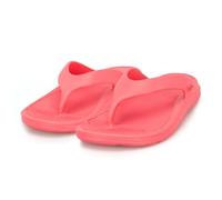 totes® ® SOLBOUNCE Ladies Flip Flops, Lightweight Toe Post Sandals with Everywear™ Cushioning, Anti-Bacterial Sole, Compression Resistant Insole, Summer Holiday Beach Shoes, Pink, UK 5