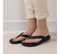 totes® SOLBOUNCE Ladies Toe Post Black UK Size 6