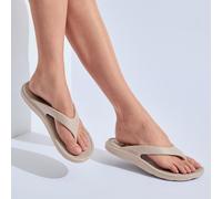 totes® SOLBOUNCE Ladies Toe Post Taupe UK Size 6