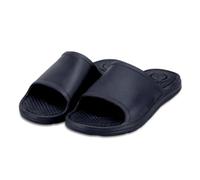 totes® ® SOLBOUNCE Mens Sliders, Lightweight Cushioned Pool Sliders With Everywear Technology, Comfortable for Holiday, Spa and Everyday Wear, Navy, UK 12