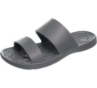 totes Solbounce Women's Slide Sandals, Flexible Dual Straps With All-Day Support And A Soft Lightweight Springy Textured Footbed, Mineral, 4 UK
