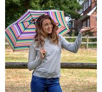 totes® Supermini Bold Stripe Umbrella / 3 Section