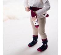 totes toasties® Childrens Original Slipper Socks (Twin Pack) Deer UK Size 6-8½ (Age 2-3)