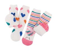 totes toasties® Girls Super Soft Slipper Socks (Twin Pack)