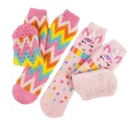 totes toasties® Girls Super Soft Slipper Socks (Twin Pack)
