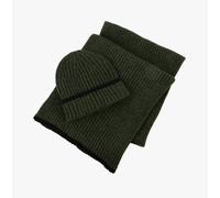 Totes Toasties Hat & Scarf Set Mens Khaki - One Size - Khaki