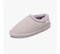 totes® toasties® Ladies Icons Microsuede Shoot Slippers, Soft Microsuede Fabric with Memory Foam for Comfort, Durable EVA Sole, Genuine Suede Finish, Lilac, L