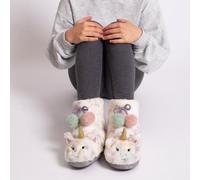 totes toasties® Kids Multi Faux Fur Boot Slippers Multi UK Size 13-1