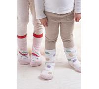 Totes Toasties Kids Unicorn & Dotty Super Soft Slipper Socks White Print