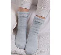 Totes Toasties Ladies Blue Thermal Brushed Bed Socks Pink