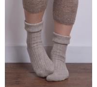 totes toasties® Ladies Cashmere Blend Bed Socks Mink One Size