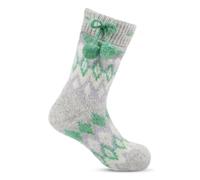 totes toasties® Ladies Fair Isle Chenille Slipper Socks Fair isle One Size
