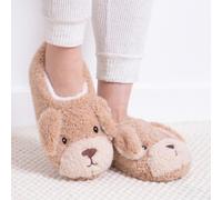 totes toasties® Ladies Novelty Dog Full Back Slippers Dog Small (UK 3-4)