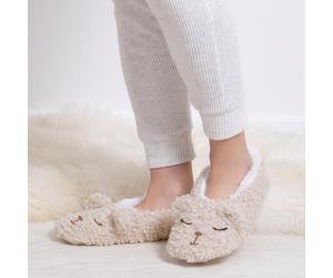 totes toasties® Ladies Novelty Footsies Bear One Size