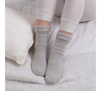totes toasties® Ladies Thermal Brushed Bed Sock Grey One Size