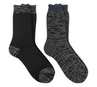totes® toasties® Mens 3.0 TOG Brushed Inside Thermal Lined Socks (Twin Pack)