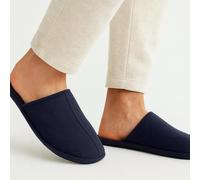 totes toasties® Mens Centre Seam Mule Navy Large (UK 11-12)