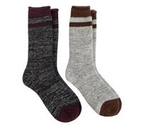 totes toasties® Mens Alpaca Blend Ankle Socks (Twin Pack)
