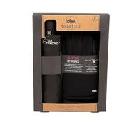 Totes Toasties Men's X-Tra Strong Umbrella & Thermal Gloves Set