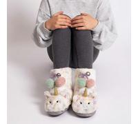 Totes Toasties MULTI FAUX FUR BOOT Slippers Kids Multi - UK 9-10