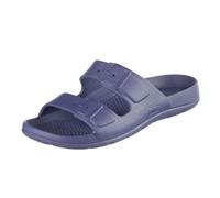 totes unisex-child Totes Unisex-child Everywear Lightweight Waterproof Contoured Double Buckle Slide Sandals, Navy Blue, 4-5 Big Kid