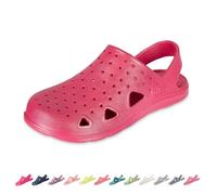 totes Unisex Kid's Everywear Splash and Play Clog, Azalea Straps, 13-14 Big