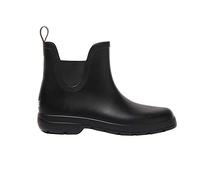 Totes Women's Cirrus Chelsea Ankle Rain Boots, Black, Size 9.0 US / 7 UK US