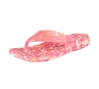 totes Women's Everywear Ara Thong Sandal, Pink Multi Marble, 8 UK