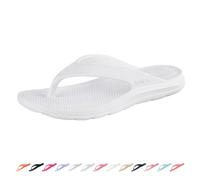 Totes Women's Everywear Ara Thong Sandal, White, 7 UK