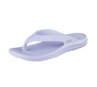 Totes Women's Everywear Lightweight Waterproof Ara Flip Flop Sandal, 2 Tone-Periwinkle with White Sole, 6 UK