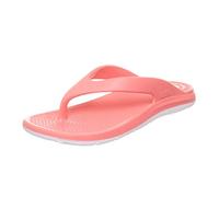 totes Women's Everywear Lightweight Waterproof Ara Flip Flop Sandal, 2 Tone-Sugar Coral with White Sole, 4.5 UK