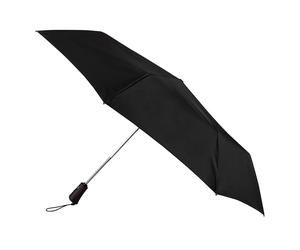 totes® X-TRA STRONG® Auto Open / Close Ratchet Umbrella Black / 3 Section