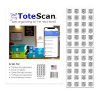 ToteScan Intelligent QR Labels for Organization/Moving/Storage (48 Unique Labels, 1.5"x1.5")…