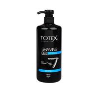 Totex Cool Shaving Gel 750ml | Refreshing Cooling Shave Gel for Men & Women | Transparent Smooth Formula for Sensitive Skin | Bikini Line & Full Body Care | Professional Barber Quality