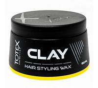 Totex Hair Clay Wax for Men 150ml | Strong Hold Hair Styling Paste with Matte Finish | Natural Messy Look Texture | Coconut Scent Hair Defining Clay for Thick & Short Hair | Barber Shop Quality