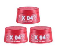 Totex Hair Styling Aqua Wax 04 | Ultra Strong Hold Red Gel Shinny Edge Control | Perfume Scent | Unisex 150ml (Pack Of 3)