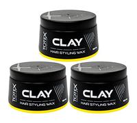 Totex Hair Styling Clay Wax for Men 3x150 ml | Strong Hold Matte Finish | Natural Messy Look | Long Lasting Hair Defining Clay Wax | Barber Shop Styling Paste