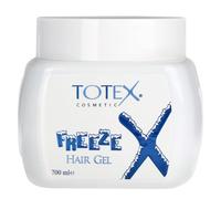 Totex Hair Styling Freeze Gel 700 ml | Extra Strong Hold Hair Gel for Men & Women | Ultra Freeze Control | Long Lasting Styling Gel | Transparent Non-Sticky Barber Quality Hair Gel