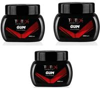 Totex Hair Styling Gum Gel Ultra Strong 250ml Pack of 3 - Professional Gummy Hair Gel for Men & Women, Edge Control & Braiding Gel, Extreme Hold, Long Lasting Shine, Non-Flaky Styling Formula